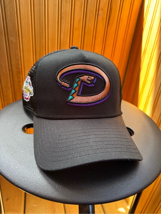 New Era Other - New Era Arizona Diamondbacks 2001 World Series Trucker Hat Cap Snapback Black